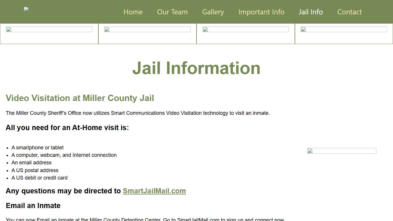 Jail Info – Miller County Sheriff's Office
